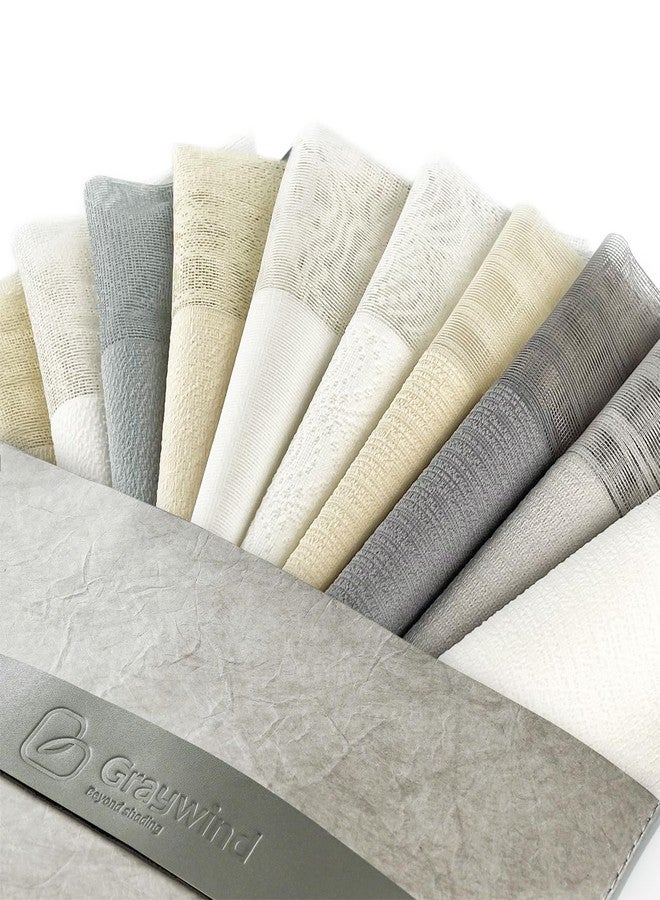 Graywind Manual Sheer Vertical Blinds Fabric Samples - Image 2